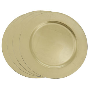 Gold Charger Plates - Way Day Deals!